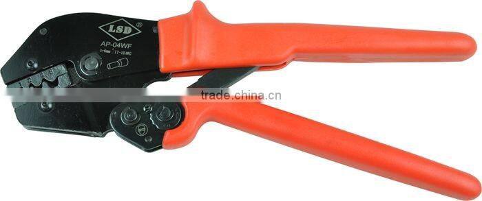 AP-04WF press tool carbon steel ratchet crimping tool 1-6mm2 cable ferrules hand crimping tool