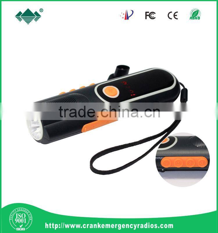 Hand Crank Digital Mobile Radio With Mobile Charger