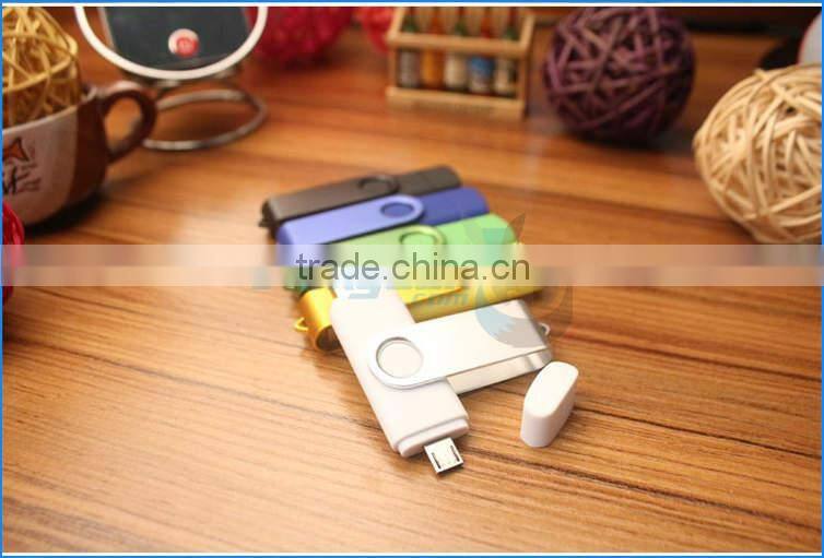 100% Real Capacity NEW OTG USB flash drive colorful pen drive 4GB 8GB 16GB 32GB metal usb stick Support Smart phone PC U disk