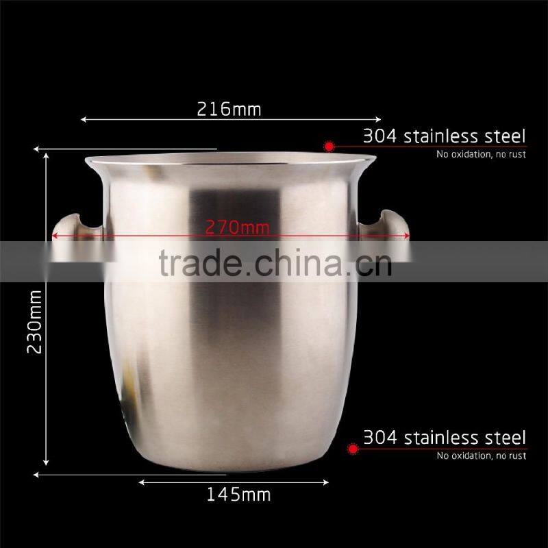 Wholesale champagne led ice bucket/ cocktail bar tool set