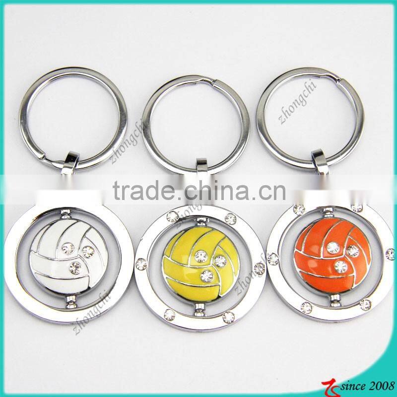 China wholesale keychain metal rotating keychain