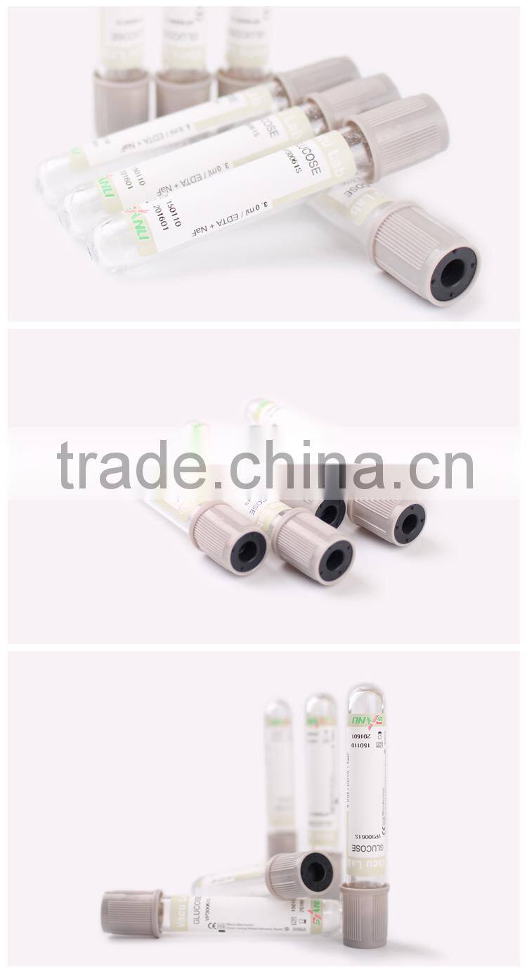 health products various style red cap blood test tube