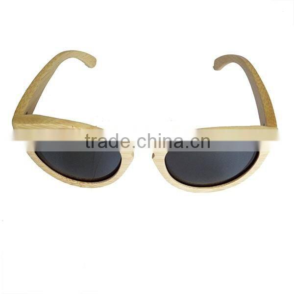 Natural custom bamboo and wood sunglasses