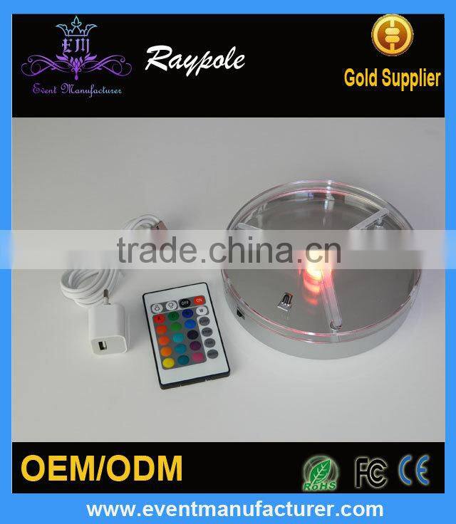 Wholesale LED Light for Centerpiece Stands/LED Centerpiece Light Base