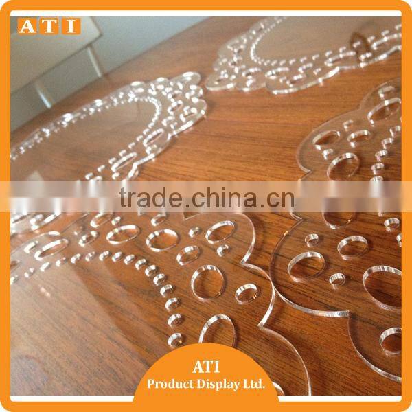 Acrylic Christmas tree decoration print letter laser cut christmas ornament