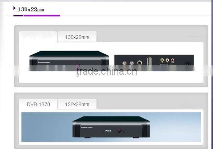 hd mini dvb-t receiver,130mm mini dvb-t2 receiver with ALI3821(Built demodulator) chip+MLX608/RT836S tuner