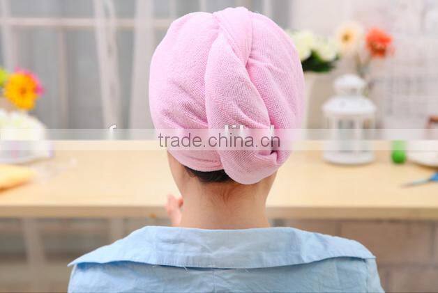 Super Absorbent Microfiber Hair Dry Towel Thickened Shower Cap Hair Turban Quick Dry Hat Cap