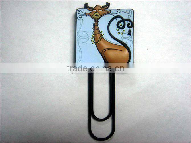 custom soft PVC promotion bookmark