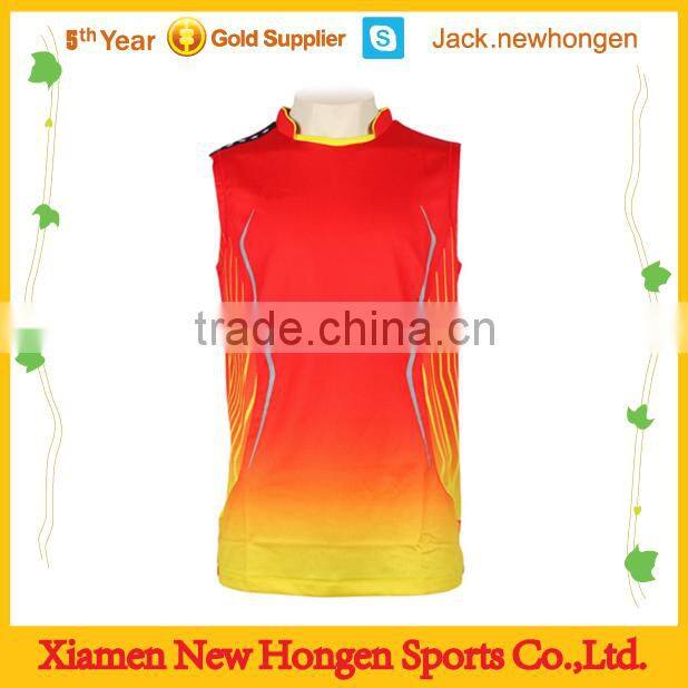 Print any logo badminton uniforms/badminton jerseys/badminton wears