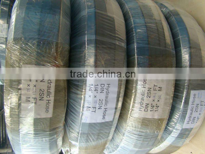 EN853 wire braid hydraulic hoses