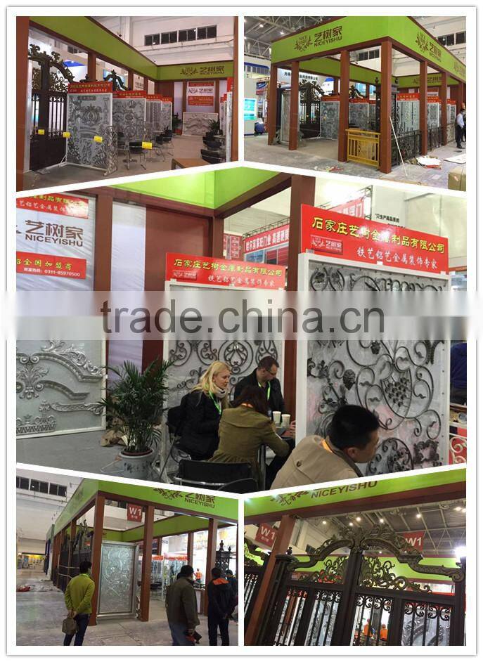 2016 Modern design powder coated cheap fence of aluminum