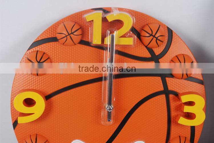 Hot Selling Factory Price Decorative Football Shape 3D Wall Clock