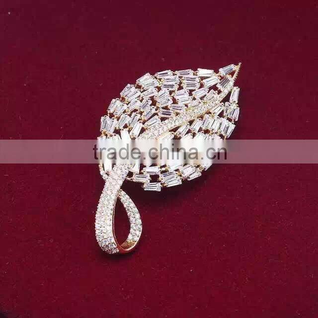 CZ wedding brooch bridal brooches