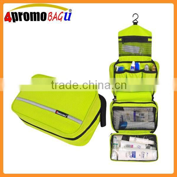 Well promotion New Design Custom Hanging Foldable Toiletry Bag