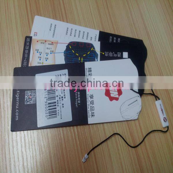 wholesale small price clothes hanger tags