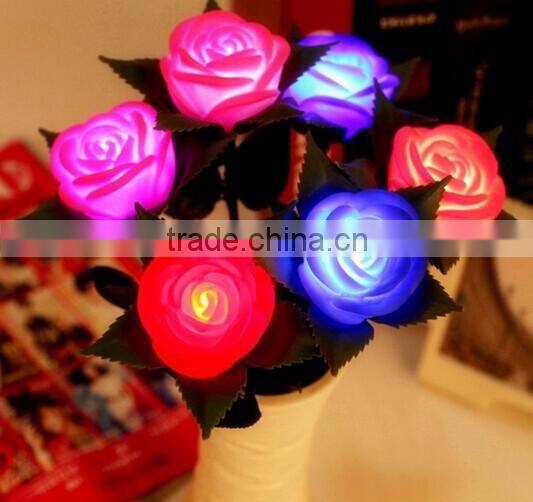 Manufacturer Supply LED Flower Light Office Gift Items