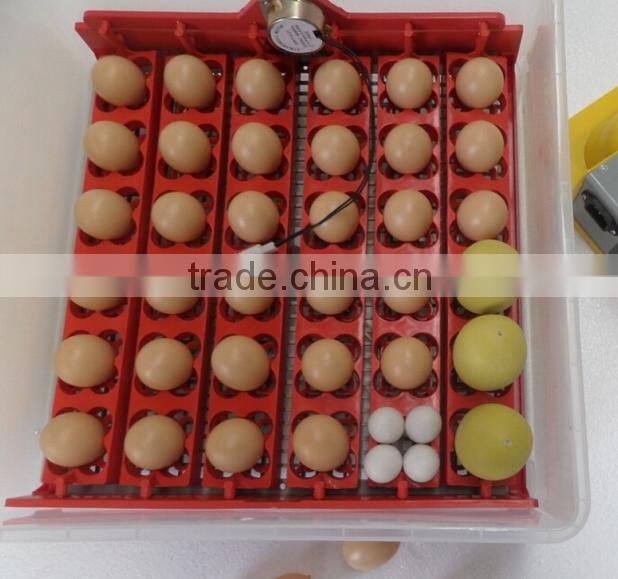 Good Quality High Hatching Rate 36 chicken egg Digital Full Automatic Mini Egg Incubator with CE Certificate
