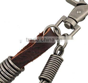 Men's Vintage leather accessories leather keychain