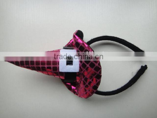 sequin witch hat shape headband for halloween