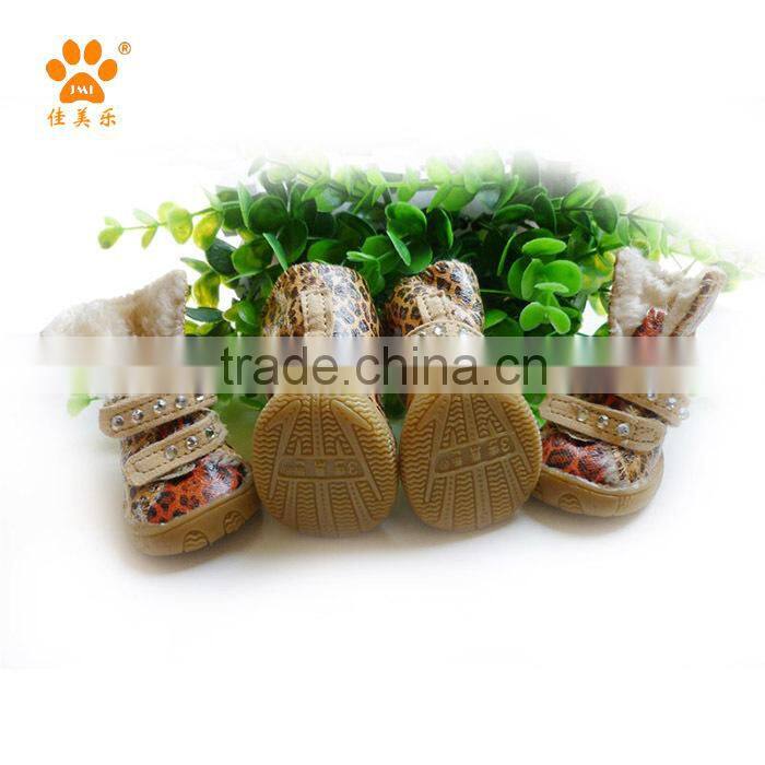 JML 2015 Pet Supply Warm Snow Shoes Rubber Dog Boots