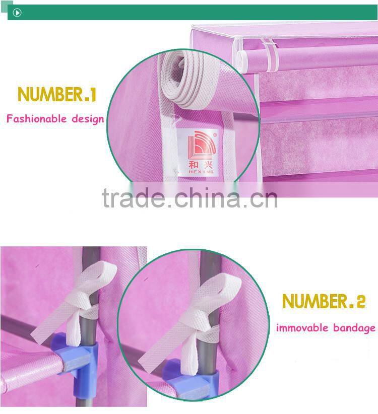 Double Row Large Shoe Rack with cover