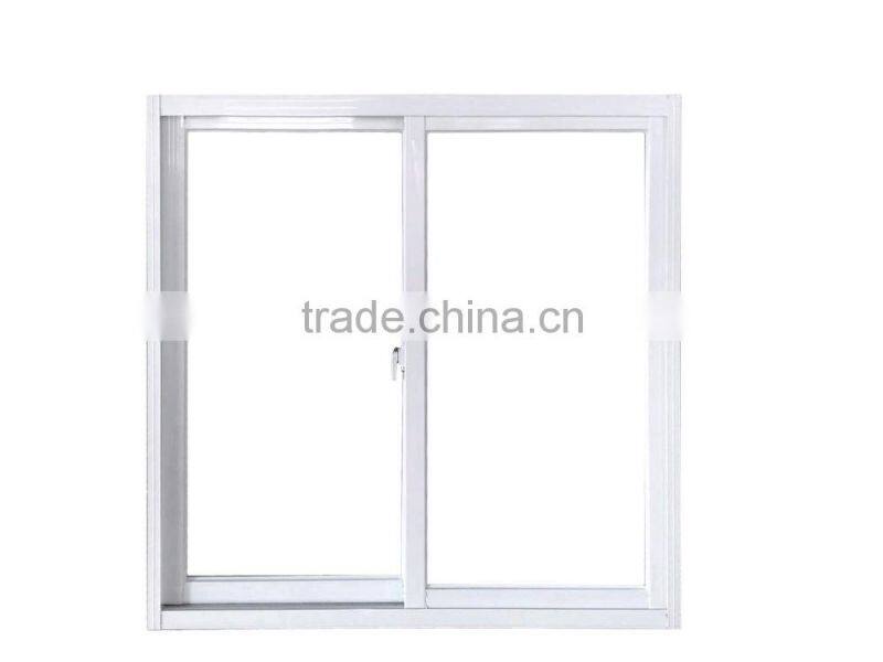 America Style Used Aluminum Single Tempered Glass Window