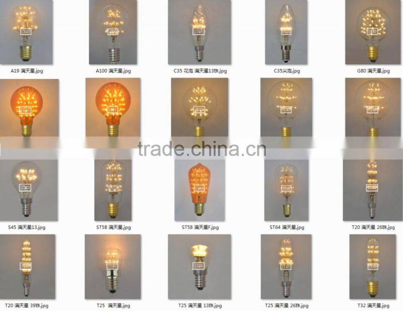 ScandinaviaLamp's e27 led vintage edison light bulb christmas tree style