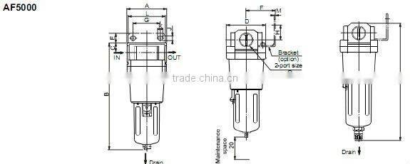 Manufacture Pneumatic Filter , pneumatic water filter