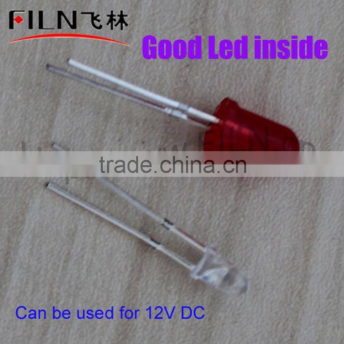 FILN 10mm plastic Green 220V, 100pcs per bag indication lamp