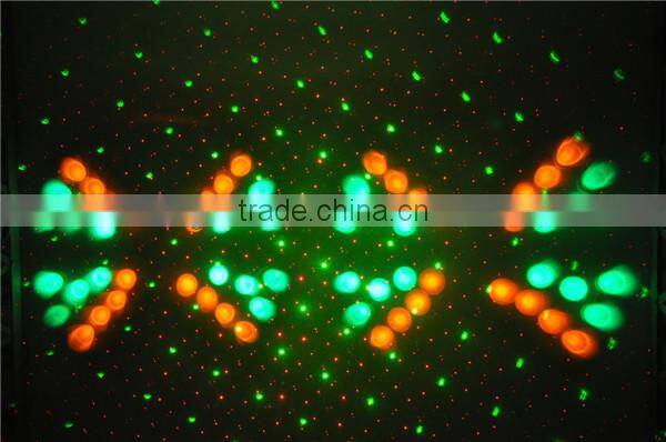 150mW Multi Effects Twinkling Laser Light+LED 8W