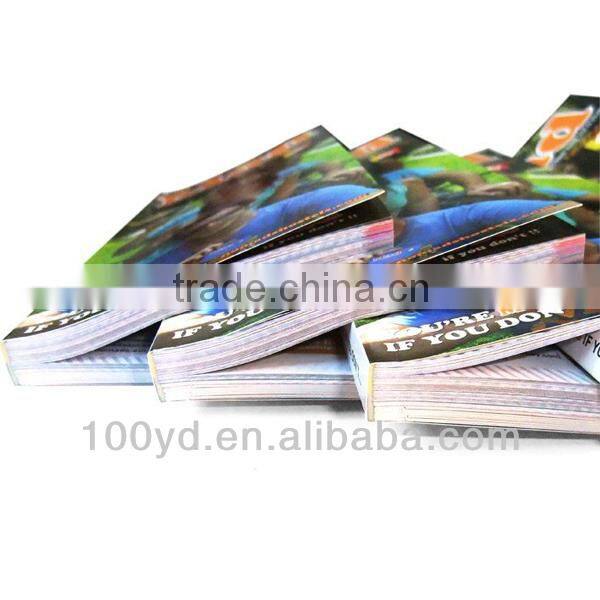 OEM Tri Fold Brochure Printing promotion booklet design