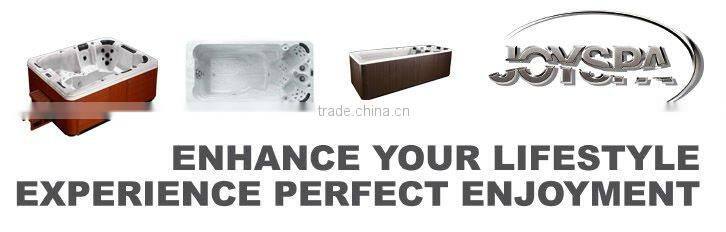 Top popular outdoor whirlpool tub,6M long LED swimming pool,spa with counter current unit
