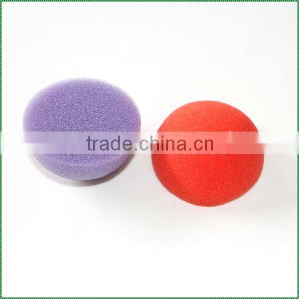 Recyclable packaging foam sponge stainless steel ball with hole