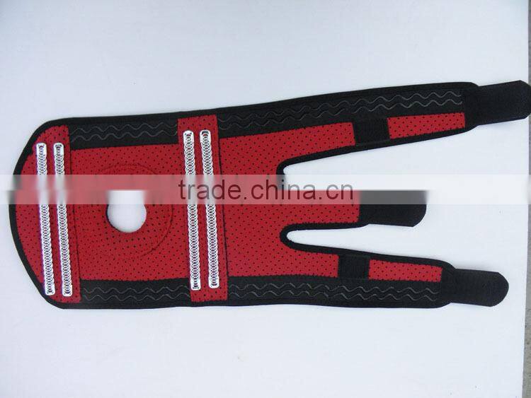 FDA Approved Breathable springs Knee Brace with neoprene and nylon knee brace support