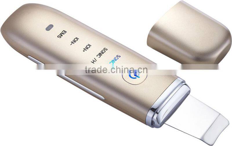 Electric face scrubber CosBeauty CB-015 popular portable exfoliator microcurrent new mini ultrasonic massage