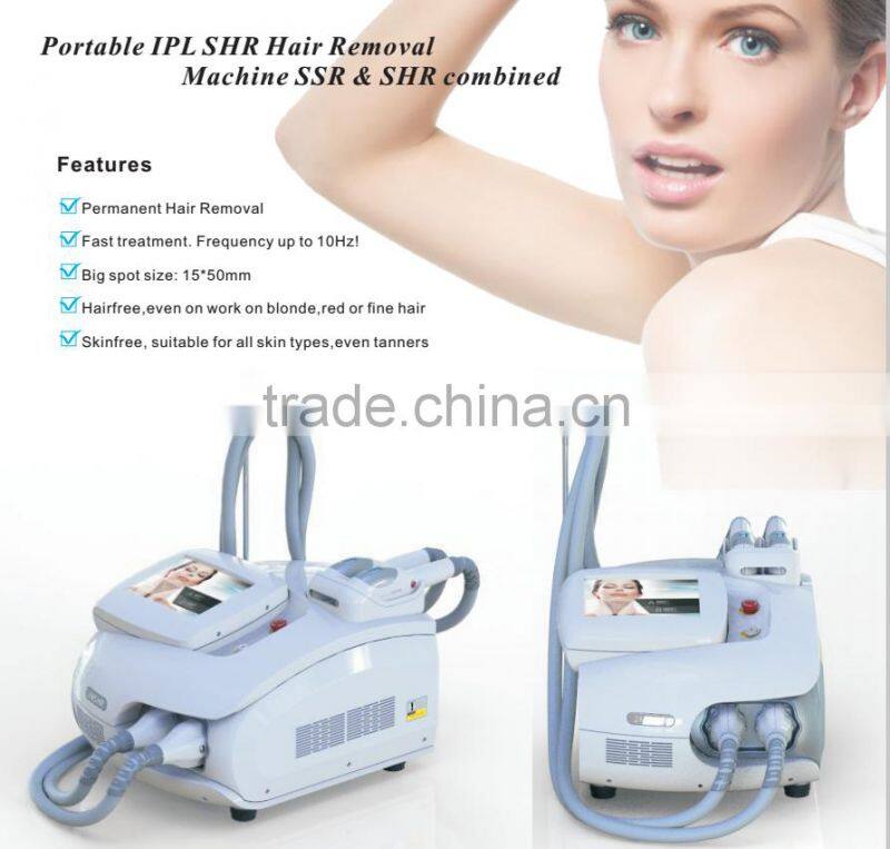 Professional Design Painless IPL SHR Hair Removal Beauty Equipment