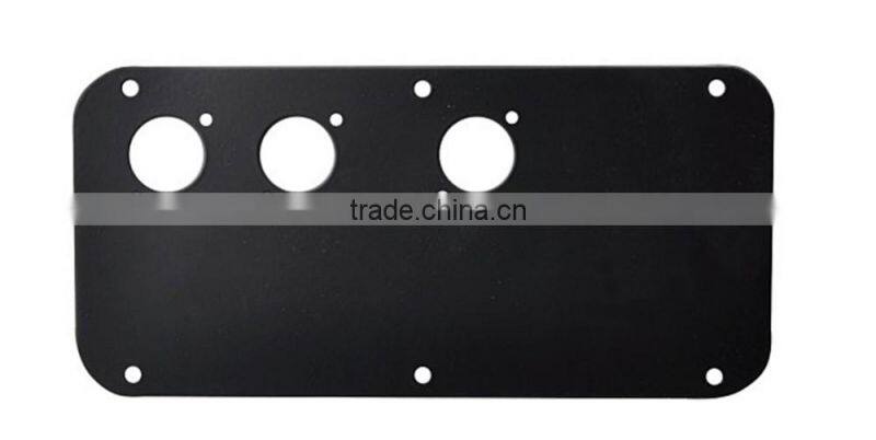 Iron back panel for speakers
