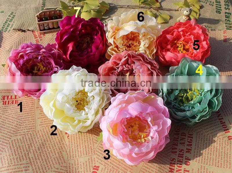 stage decor colorful large artificial flower heads wholesale