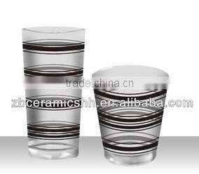 hotsale promotion pilsner beer glass with design with color box