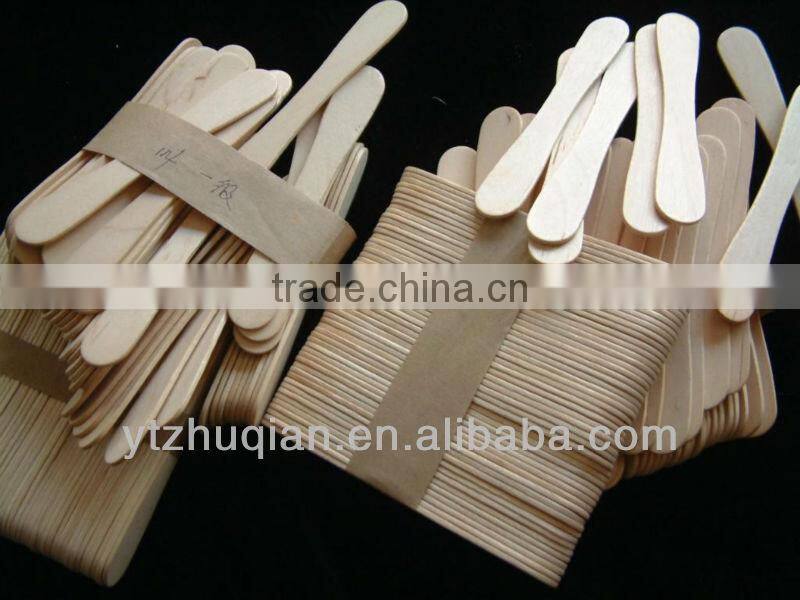 Round edge birch popsicle sticks ice cream sticks