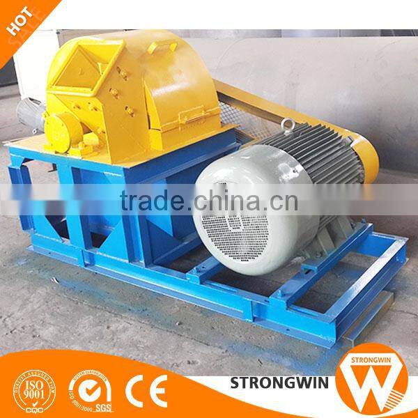 China Strongwin Large capacity forest waste wood pallet crushing machine for sale