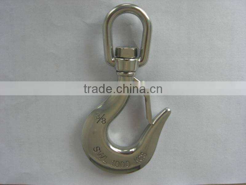 stainless steel swivel hook