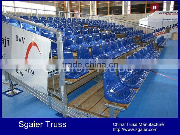 Hot sale outdoor event 5 rows portable stadium bleachers