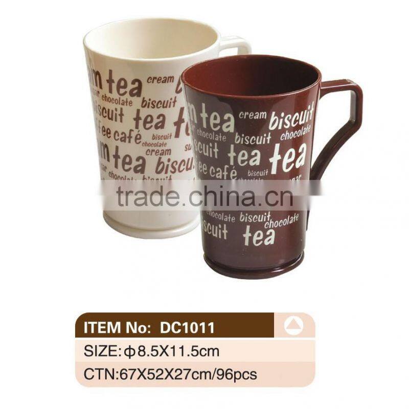 Eco-Friendly & Reusable Handle Plastic Tea Cup