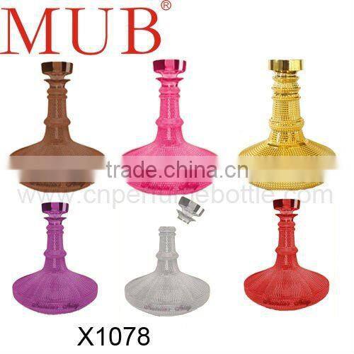 Metal wine style perfume bottle