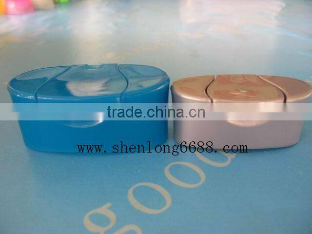 Plastic shampoo bottle cap lid