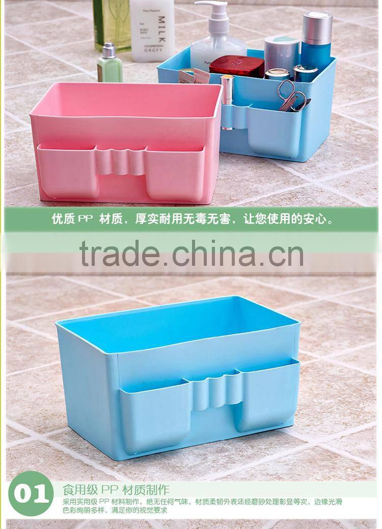 desktop cosmetic storage case/ Home Category storage box cosmetic Desktop-white
