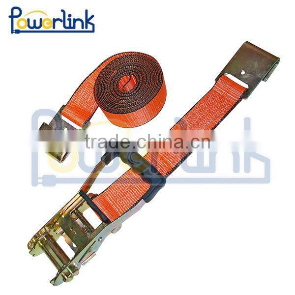 H70197 2 Inch x 27 ft. Heavy Duty Ratchet Tie Down Strap Up To 10000 lbs. With Dual J-Hook