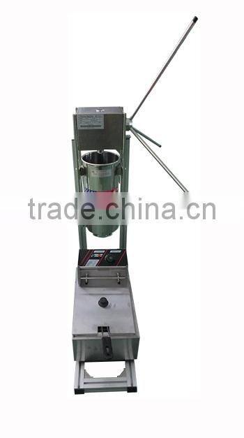 Hot Sale mini churros making machine with fryer(ZQW-10)