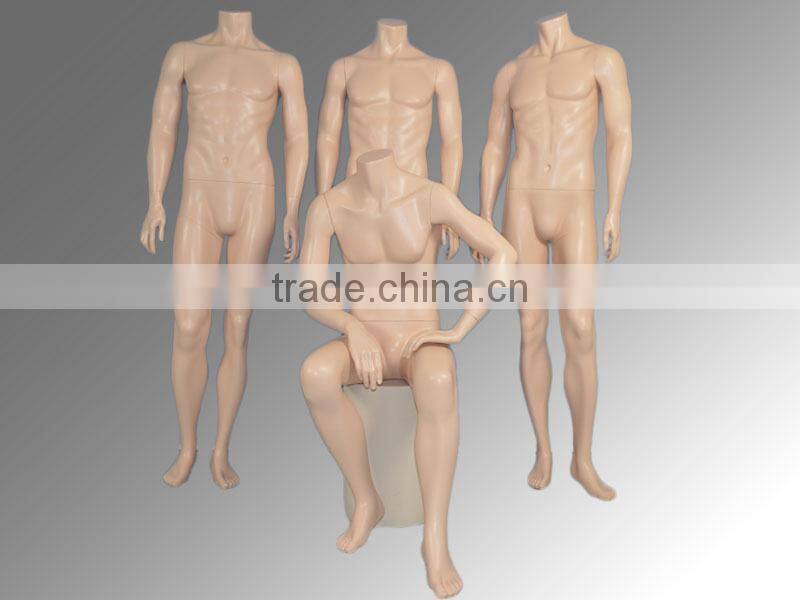 fashion men mannequins and Cheap ghost mannequin male for sale
